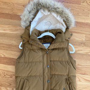 FatFace Women's Fur Hooded Vest